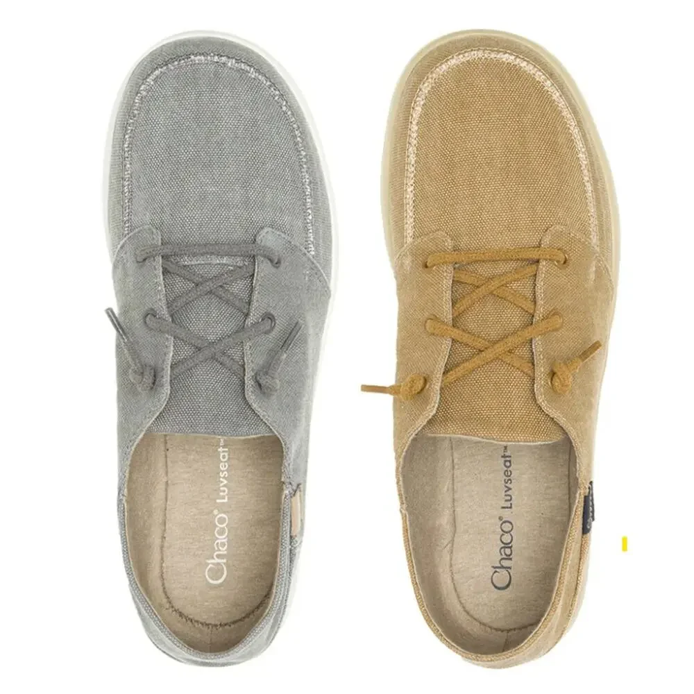 NEW Chaco Chillos men's gray canvas sneakers sz 7.5